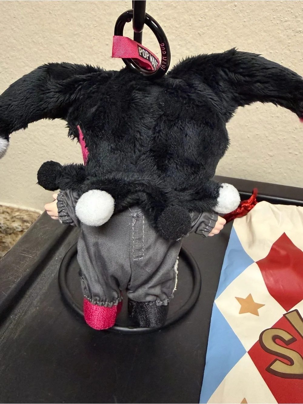 Pop Mart Why So Serious Plush Pendant Hacipupu Shadow Joker